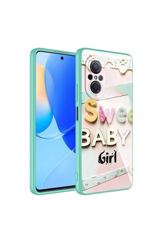 Goocamp Huawei Nova 9 Se Kılıf Kamera Korumalı Desenli Sert Silikon Epoksi Kapak - N NO5
