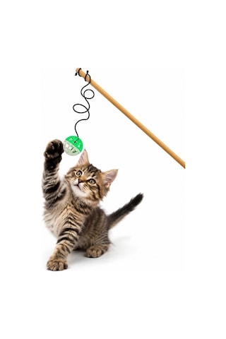 Kedi Oltası - Dawcat - Plastik Toplu - Beyaz/yeşil
