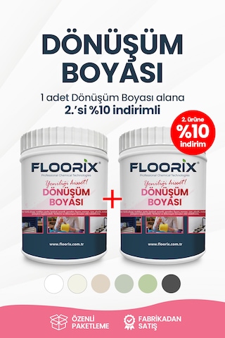 Dönüşüm Boyası 1 Kg +1 Kg Soft Yeşil 2 KG