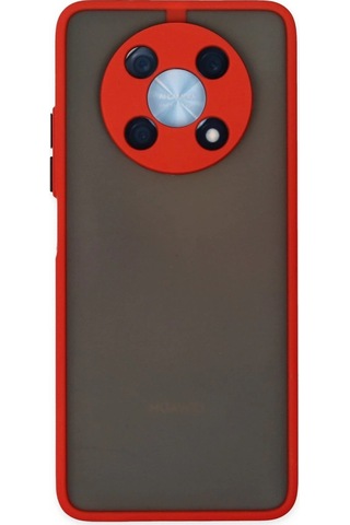 Huawei Nova Y90 Kılıf Montreal Silikon Kapak - Kırmızı Düz Renkli