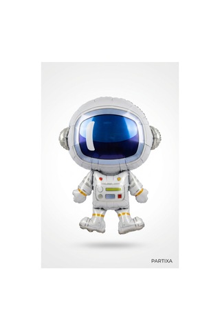 Astronot Folyo Balon 60x80 Cm Uzay Temalı Çocuk Doğum Günü Parti Süsü Çok Renkli