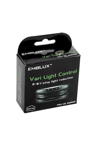 Emolux 55mm Nd Filtre 2-8 F/stop Variable Iı