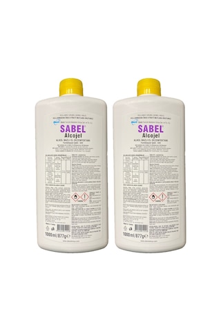 Sabel Alcojel Alkol Bazlı El Dezenfektanı 2 x 1 L