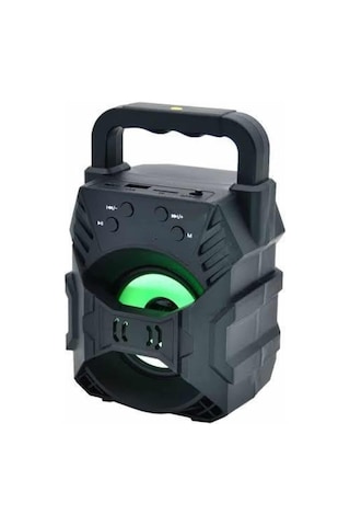 Işıklı - 534 - Bluetooth Hoparlör Ses Bombası Tnabilir Yüksek Ses Kaliteli - Glblseme - Radyo Özelliği