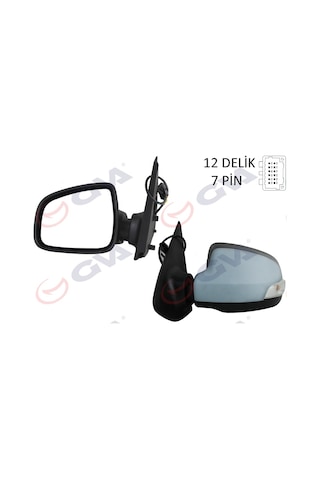 Dış Dikiz Aynası Sol Symbol-sandero 13 Elektrikli Isıtmalı Sinyalli Astarlı Konveks 7 Fiş Vm-6129ehpl