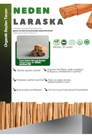 Organik Seylan Tarçın Toz 75g- Organik Seylon Tarçın Toz 75g - Organic Ceylon Cinnamın Powder 75g