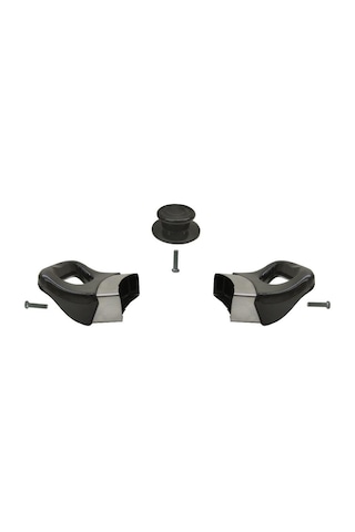 Siyah Tencere Tava Yan Kulpları Ve Cam Kapak Kulp Seti 3 Set