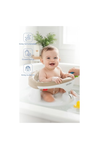 Babyjem Yandan Açılır Banyo ve Mama Oturağı Taş