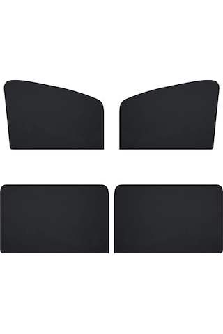 Ximistore9 "manyetik Araç Perdesi - 4'lü Set Uv Koruma Ve Gizlilik Sağlar"