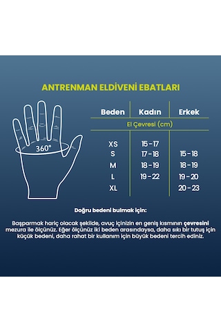 Vapor Ftg Unisex Mavi Fitness Eldiveni N.101.0676.432