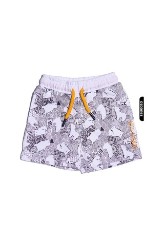 Xo Kids Erkek Bebek Friend Şort 9 Ay - 2 Yaş 62601 Beyaz - Gri