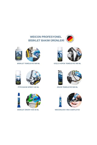 Weicon Profesyonel Bisiklet Ptfe 4'Ü Bir Arada Bakım Spreyi 150 ML