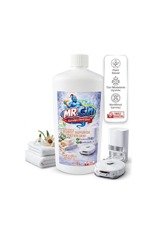 Mr.cin Robot Süpürge Deterjanı Karçiçeği Kokulu 1 Litre Tekli