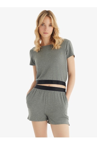 Blackspade Kadın Şort 51819 - Antrasit Melanj Antrasit Melanj