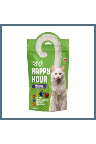 Buradabulabilirsin Reflex Happy Hour Cocktail Kedi Ödül Maması 60gr Luxury Bbz
