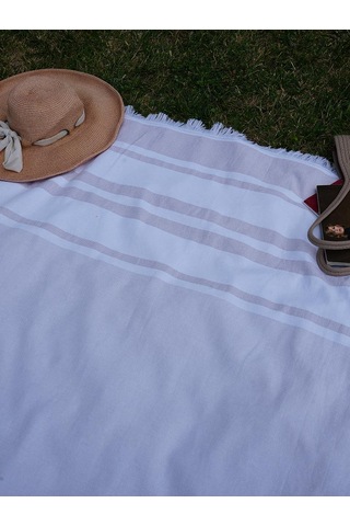 100x180 Cm Büyük Boy Renkli Unisex Plaj Havlusu Baveno Desen001