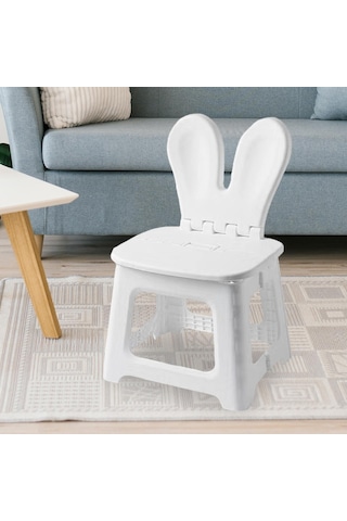 Suntek Katlanır Basamaklı Tabure Kompakt Ayak Taburesi Tavşan