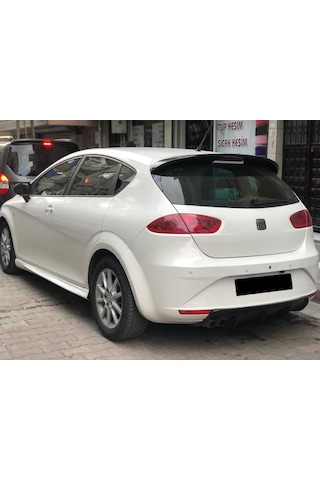 Seat Leon Mk2 2009-2012 Boyasız Fiber Spoiler