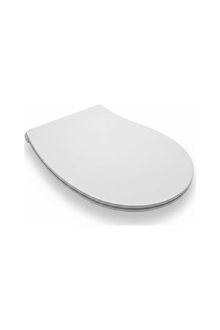 Ideal Standard Strada O Z266302 Yavaş Kapanan Klozet Kapağı, Beyaz, Metal Menteşeli Beyaz