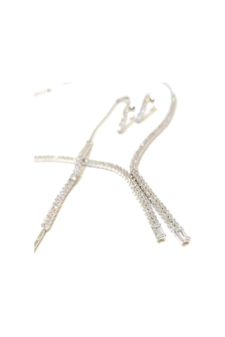 Baget Taşlı Başak Set Takım 14 Ayar Altın 4K Videolu