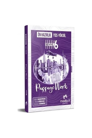 Modadil Yayınları Ön Hazırlık Yds Yökdil Passage Work Seviye 6 12