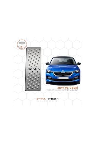 Skoda Scala Krom Ayak Dinlendirme Pedalı - 2019 Ve Üzeri