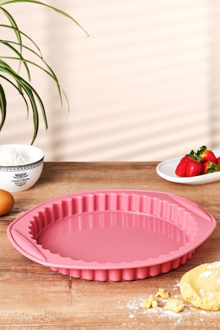 Emsan Silikon Tart Kalıbı Pembe