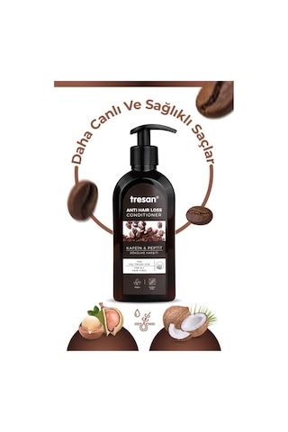 Tresan Conditioner Kafein Peptit Saç Kremi 300 Ml 3 Adet