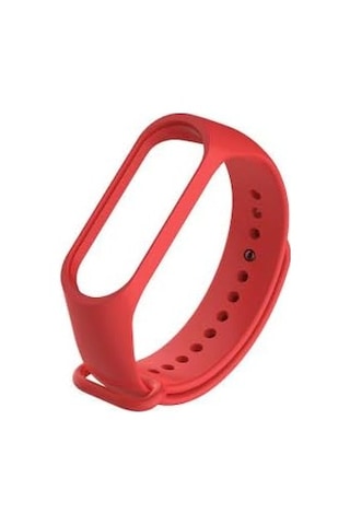 Silikon Kordon Kayış Mi Band 3 - Mi Band 4 Akıllı Bileklik Uyumlu Ahşap