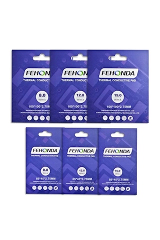 Fehonda 15w/mk 100x100mm Termal Pad 2.75 Mm