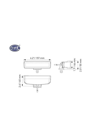 HELLA 10V-30V LED BAR OFF-ROAD 30W 5700K 2000 LÜMEN (UZUN MESAFE)