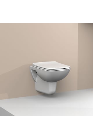 Turkuaz Cerastyle Duru Pp Slim Yavaş Kapanan Klozet Kapağı
