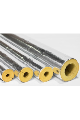 Izocam Camyünü Prefabrik Boru Izolasyonu Folyo Kapli 3"-25Mm