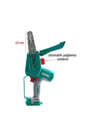 Total TGSLI20681 Çift Akülü Zincirli Testere 20V Li-on Akü