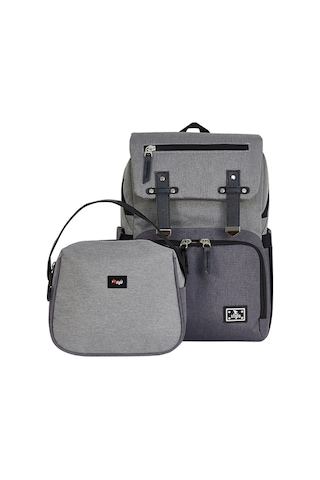 Stylo Working Mothers Bag Bebek Bakım Sırt Çantası Füme