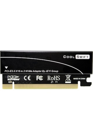 JEYI Coldswift M.2 NVMe to PCIe 3.0 X16 Soğutuculu Adaptör