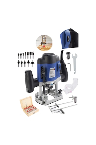 Stilmax Er4000 6 Kademe Devir Ayarlı Çift Kollu Ahşap Freze
