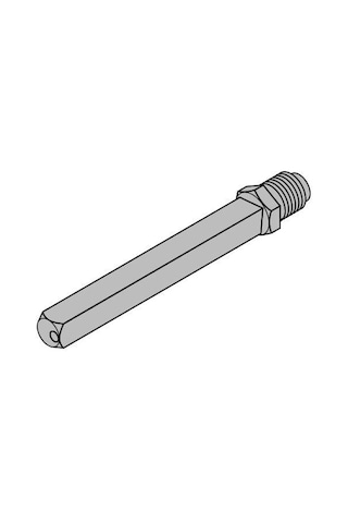 Hafele Çift Taraflı Mil, 8x125mm