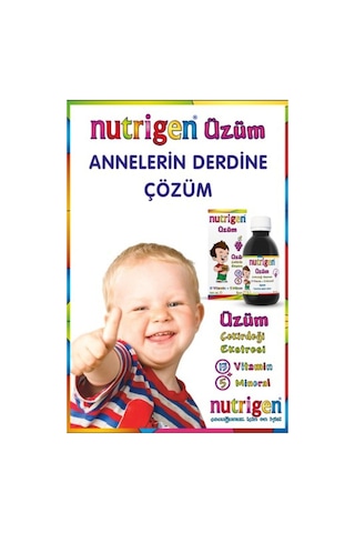 Nutrigen Üzüm Pediatrik Şurup 200 Ml