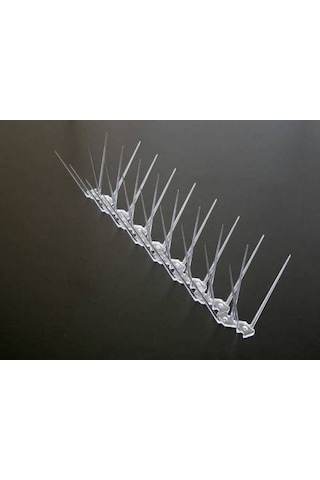 Iki Adet Kuş Kovucu Kuş Kovar Kuşkonmaz Diken 50 Cm - Şeffaf -