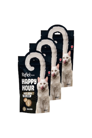 Happy Hour  Collagen Yetişkin Kediler İçin Ödül Maması 3 X 60gr