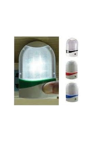 Ulbay Fotoselli Led Beyaz Işık Priz Tipi Gece Lambası 3 Adet Beyaz