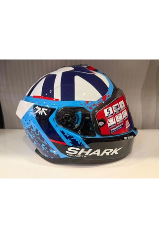 Kask Shark Skwal İ3 Raul Fernandez Mavi Mavi/beyaz