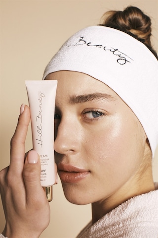 Hill Beauty Turkey Tasarım Saç Makyaj Bandı Beyaz