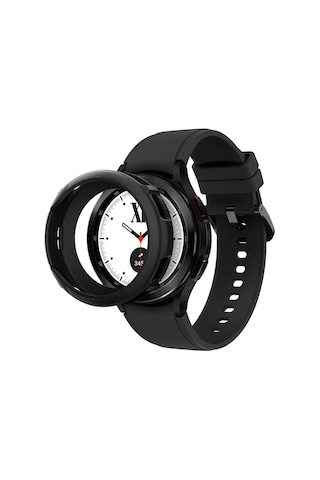 Galaxy Watch 4 Classic 42mm İle Uyumlu Kılıf, Spigen Liquid Air Matte Black