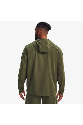 Under Armour Unstoppable Erkek Yeşil Rüzgarlık Düz 1370494 Yeşil