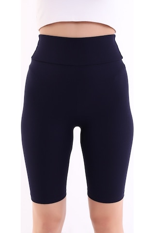 Self Clothing Kadın Lacivert Yüksek Bel Fitilli Dayanıklı Örme Kumaş Toparlayıc (548212927)