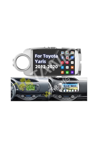 Toyota Yaris 2012-20 Android Multimedya Navigasyon Carplay