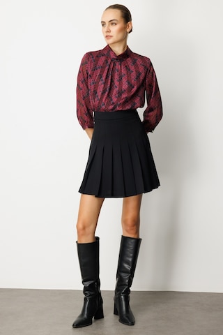 Ekol Kadın Piliseli Tenis Etek 2005 Siyah Siyah