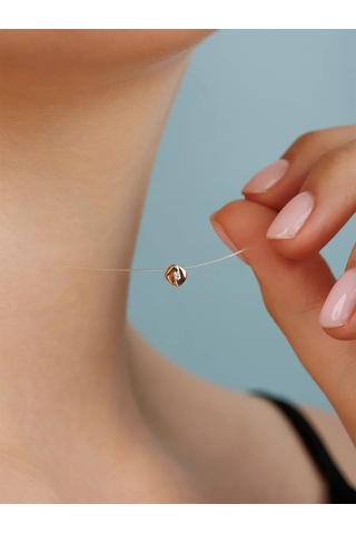 Veronika Jewelry Factory Misina Üzerinde Gümüş 925 Kolye Misinabancı 100963837 Altın